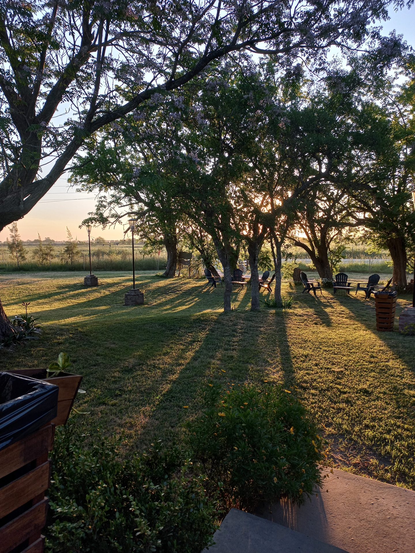Días de campo al aire libre en La Honoria